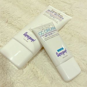 Supergoop CC cream and body butter sunscreen